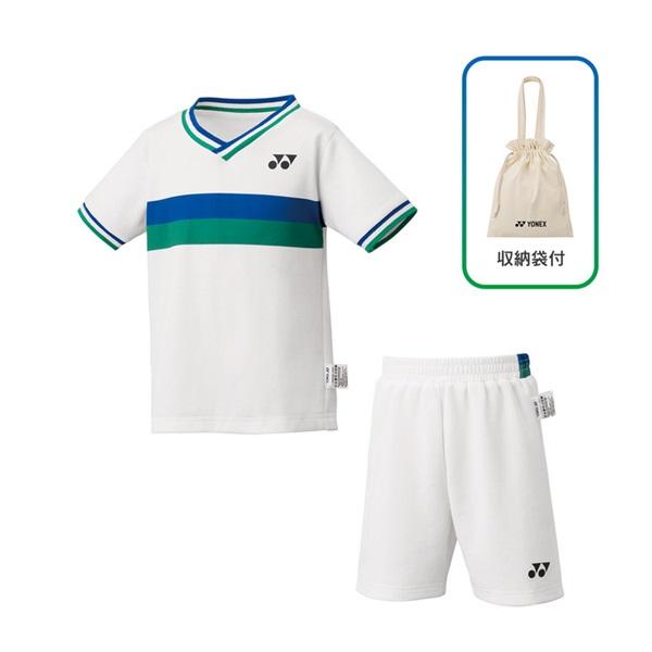 ヨネックス　キッズジュニア　Tシャツハーフパンツセット　新品　未開封　未使用　袋付き YONEX（ヨネックス） キッズ Tシャツ ハーフパンツ セット スポーツ