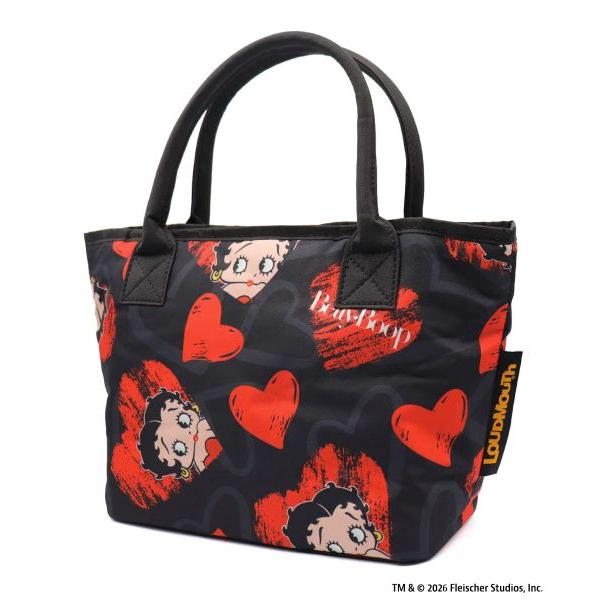 ラウドマウス ラウンドバッグ ラウンドポーチ ギャル 可愛い LOUDMOUTH Betty Boop  撥水加工 866978 数量限定 送料無料 あす楽 あすつく | LOUDMOUTH | 01