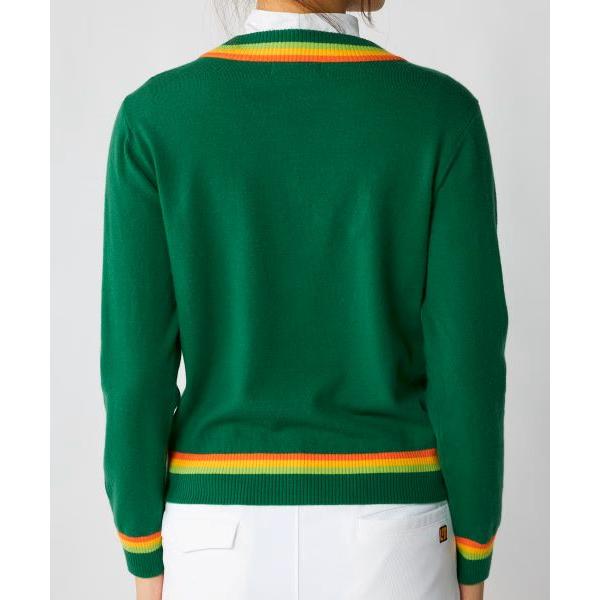 ラウドマウス レディース カレッジロゴ Vネックセーター 派手 ギャル ストレッチ 876751 LOUDMOUTH ゴルフ 2026年 送料無料 あす楽 あすつく | LOUDMOUTH | 11