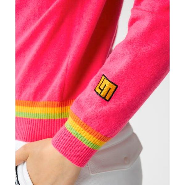 ラウドマウス レディース カレッジロゴ Vネックセーター 派手 ギャル ストレッチ 876751 LOUDMOUTH ゴルフ 2026年 送料無料 あす楽 あすつく | LOUDMOUTH | 05