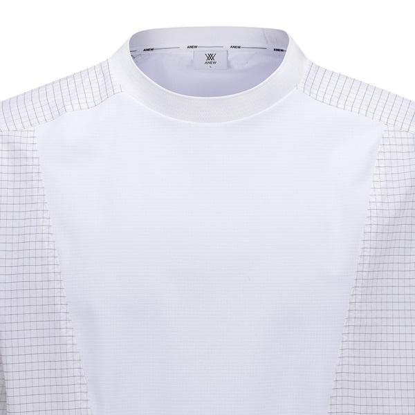 アニュー ゴルフ メンズ ウーブンスリーブ クルーネック Tシャツ 半袖 ANEW WOOVEN SLEEVE CREW NECK 送料無料 AGEMMTS15の画像