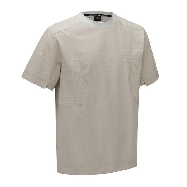 アニュー ゴルフ メンズ ウーブンスリーブ クルーネック Tシャツ 半袖 ANEW WOOVEN SLEEVE CREW NECK 送料無料 AGEMMTS15の画像