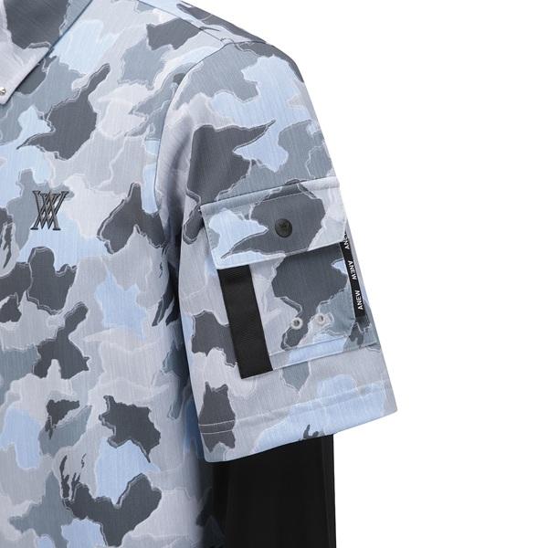 【お値下げ】ANEW アニューゴルフ メンズ ゴルフウェア ポロシャツ M ANEW ゴルフメンズバックビッ ポロシャツ [マルチ] 【公式通販】