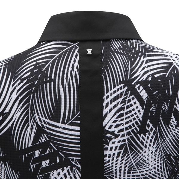 アニュー ゴルフ ウィメンズ 襟付き ノースリーブ シャツ ANEW COLLARED SLEEVELESS 送料無料 AGFMWTN02BKの画像