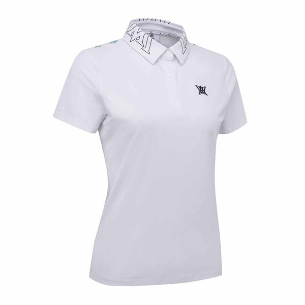 アニュー ゴルフ ウィメンズ ニューシグネチャーロゴ ショートTシャツ 半袖 ANEW NEW SIGNATURE LOGO SHORT T-SHIRT 送料無料 AGFMWTS31の画像