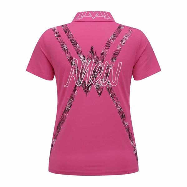 アニュー ゴルフ ウィメンズ ニューシグネチャーロゴ ショートTシャツ 半袖 ANEW NEW SIGNATURE LOGO SHORT T-SHIRT 送料無料 AGFMWTS31の画像