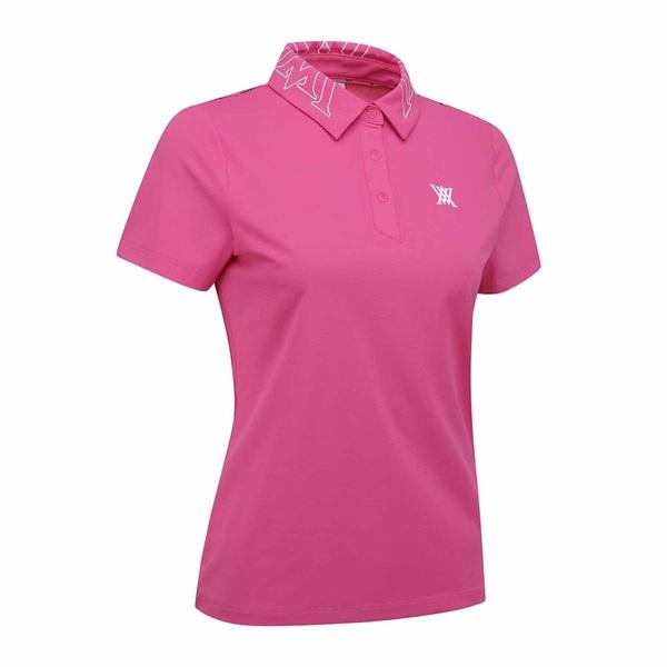 アニュー ゴルフ ウィメンズ ニューシグネチャーロゴ ショートTシャツ 半袖 ANEW NEW SIGNATURE LOGO SHORT T-SHIRT 送料無料 AGFMWTS31の画像