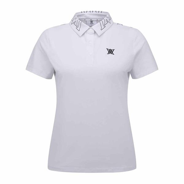 アニュー ゴルフ ウィメンズ ニューシグネチャーロゴ ショートTシャツ 半袖 ANEW NEW SIGNATURE LOGO SHORT T-SHIRT 送料無料 AGFMWTS31の画像