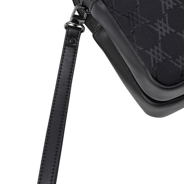 アニュー ゴルフ ジャカードイージーポーチ 小物入れ ブラック ANEW JACQUARD EASYPOUCH 送料無料 AGFUUPU21BKFの画像