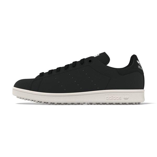 アディダス ゴルフシューズ スタンスミス 紐 レース OSS68 スパイクレス adidas ゴルフ お洒落 シンプル ブラック 送料無料 あす楽 あすつく | adidas | 02