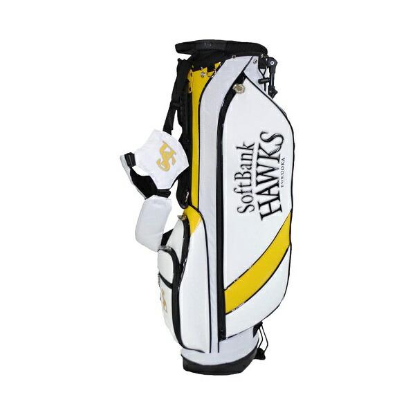 ✨新品✨レザックス ソフトバンクホークス 7.5型スタンドバッグ ゴルフバック LEZAX（レザックス） ソフトバンクホークス 7.5型スタンドバッグ