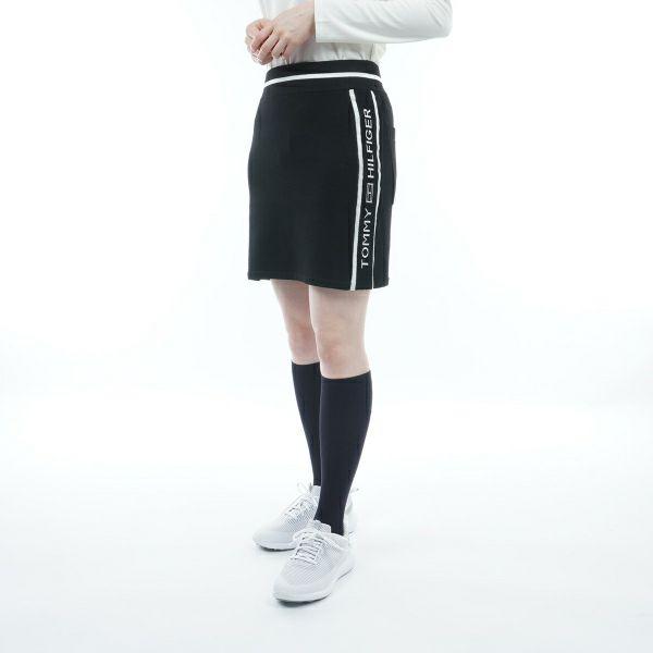 トミーヒルフィガー ラインロゴ ニットスカート ゴルフ ウェア
