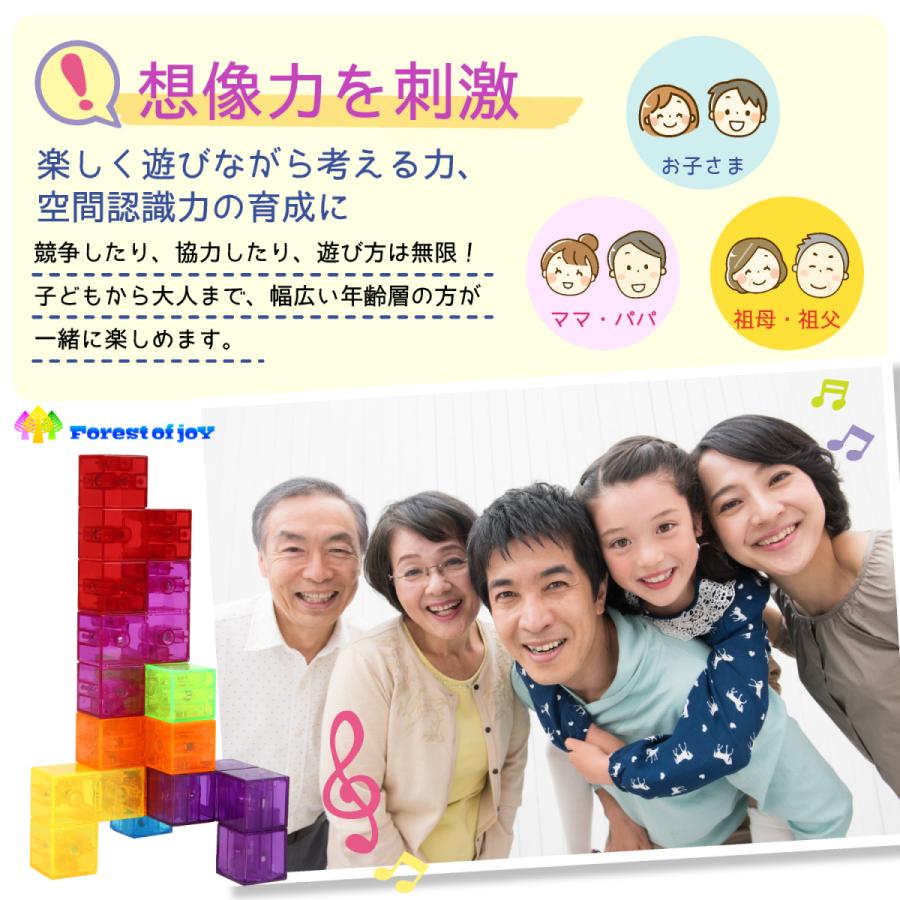 マグネットブロック 立体パズル 磁気おもちゃ 磁石ブロック マグネットパズル 知育玩具 組立問題カード付 |  | 06