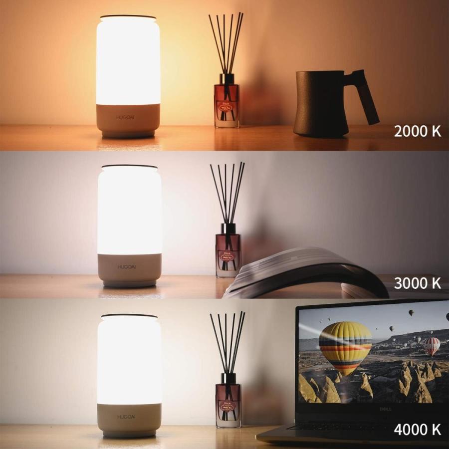 テーブルランプ Hugoai ベッドサイド 間接照明 スタンド ナイトライト