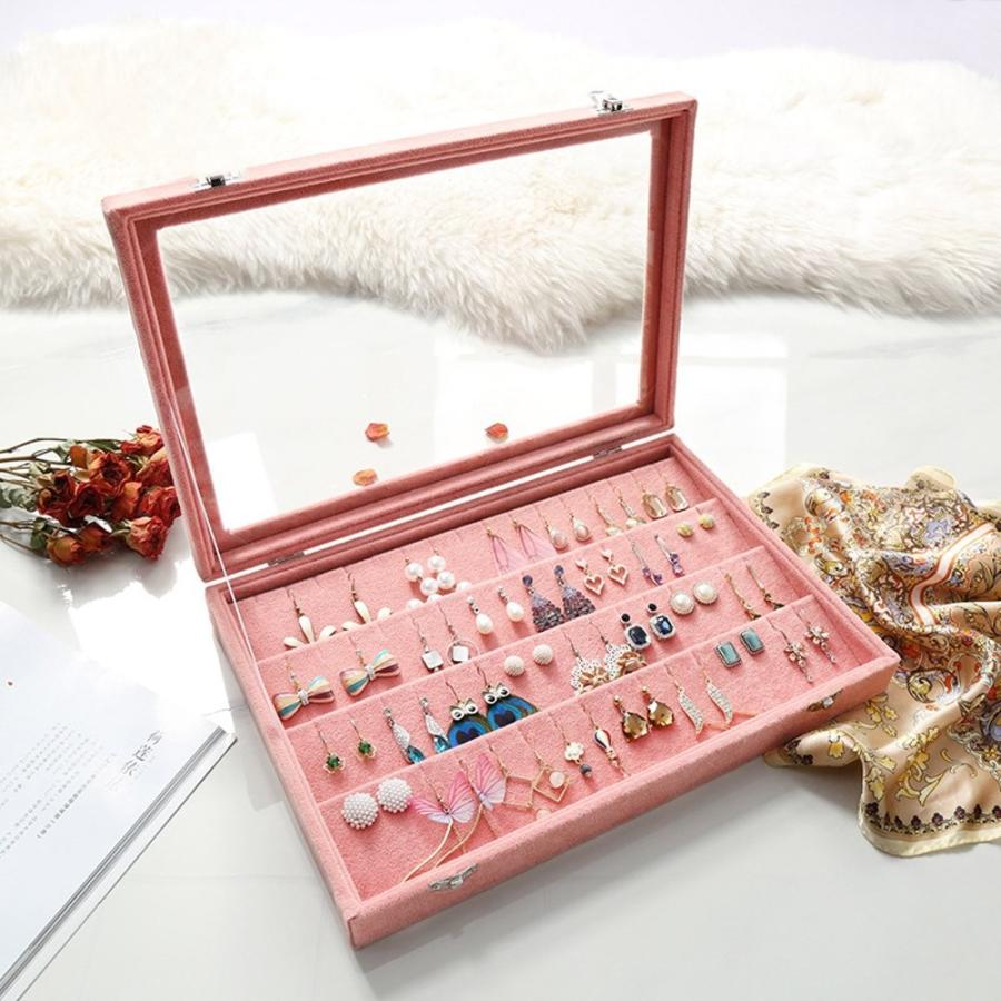 ジュエリーケース ピアス収納ケース イヤリングケース 耳飾り ディスプレイ収納ケース おしゃれなデザイン 大容量 旅行用 M Rexis 通販 Yahoo ショッピング