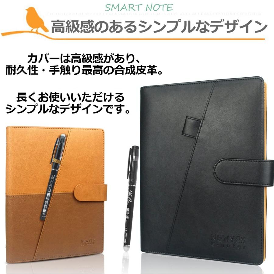 Homestec スマートノート 消せる機能のノート システム手帳 A5 革 スケジュール帳 手帳 バインダー 可愛い 文房具 オフィス用品 Rexis 通販 Yahoo ショッピング