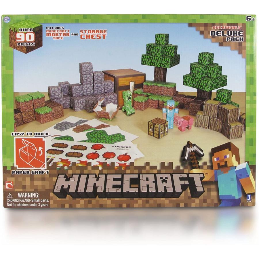 全国組立設置無料 マインクラフト ペーパークラフト オーバーワールドデラックスセット 90pcs 激安ブランド Iniciatupyme Cl