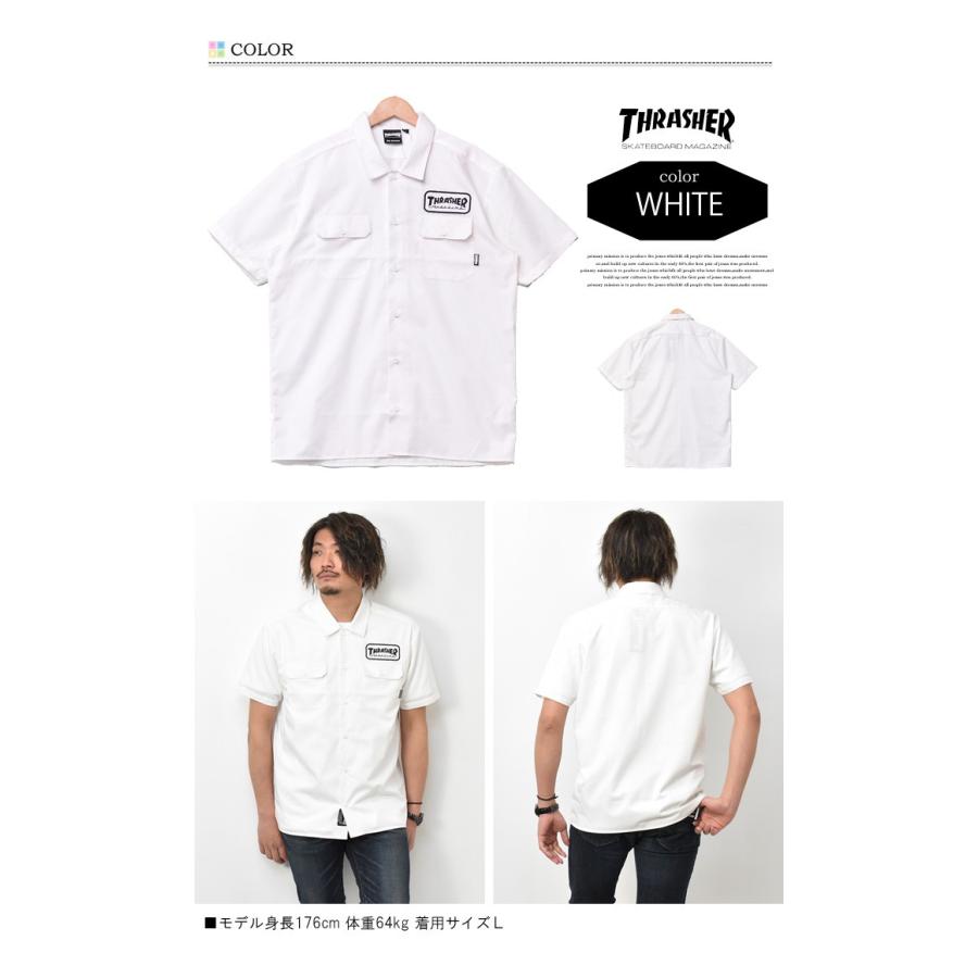 THRASHER（スラッシャー） SALE セール ワッペン付き 半袖 ワーク