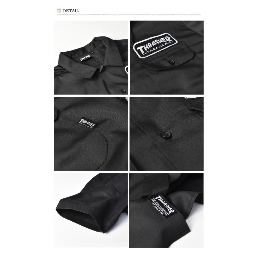 THRASHER（スラッシャー） SALE セール ワッペン付き 半袖 ワーク