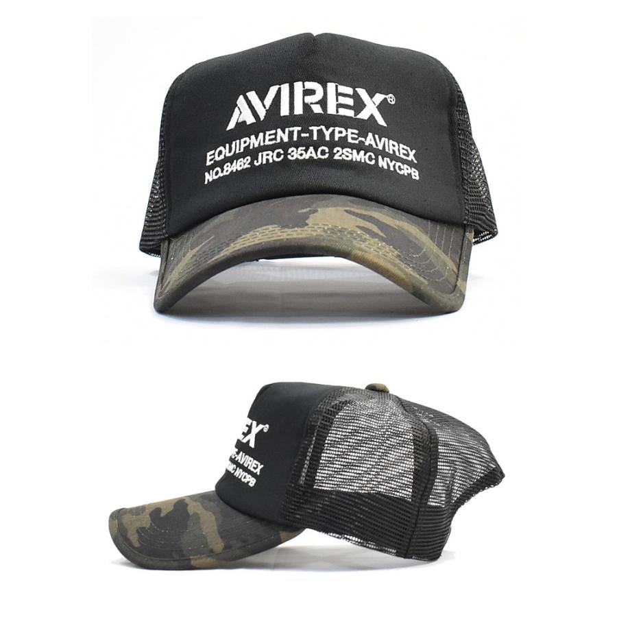 AVIREX（アヴィレックス） アビレックス ロゴ刺繍 メッシュキャップ