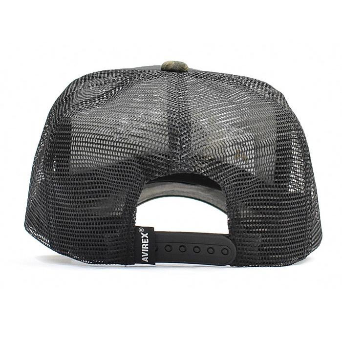 AVIREX アビレックス ロゴ刺繍 メッシュキャップ キャップ 帽子