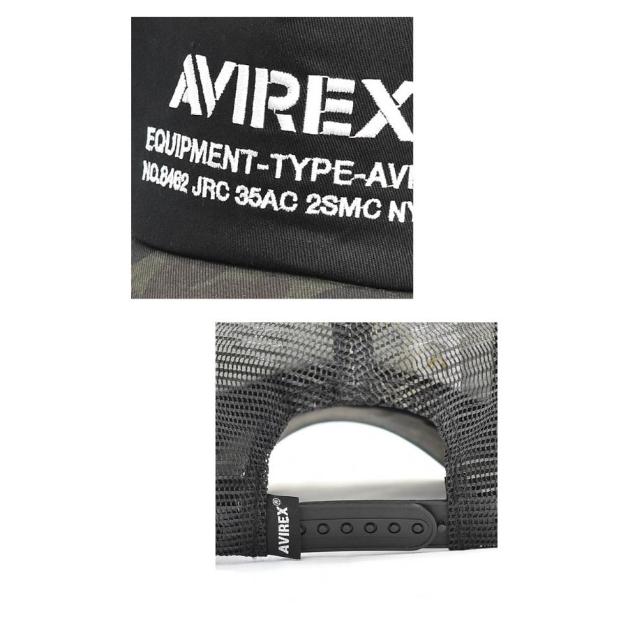 AVIREX アビレックス ロゴ刺繍 メッシュキャップ キャップ 帽子