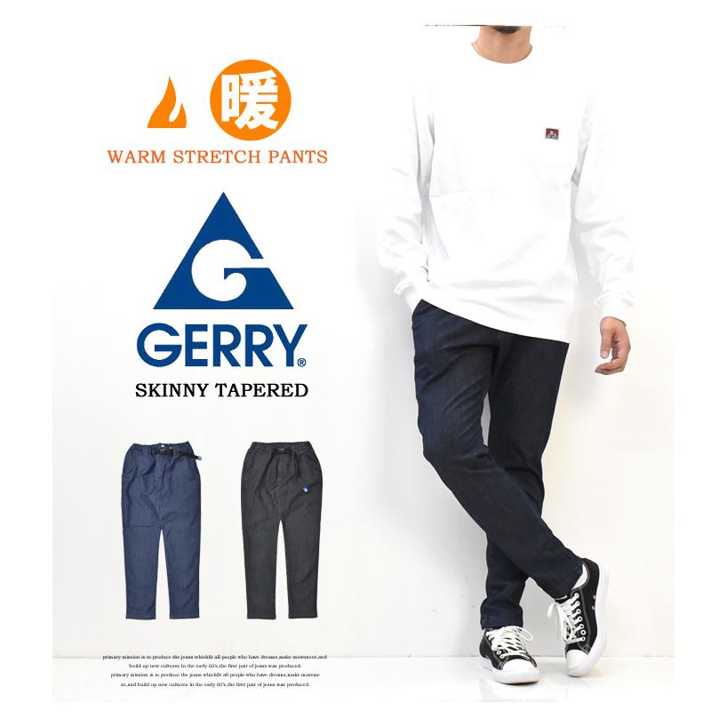 GERRY ジェリー 裏フリース ストレッチデニム クライミング スキニーパンツ アウトドア デニム ジーンズ 秋冬 メンズ 暖かいジーンズ 7573｜rexone｜02