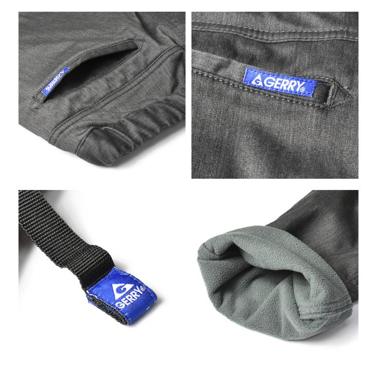 GERRY ジェリー 裏フリース ストレッチツイル クライミング スキニーパンツ アウトドア チノパンツ 秋冬 メンズ 暖かいパンツ キャンプ 7574 | EDWIN | 14