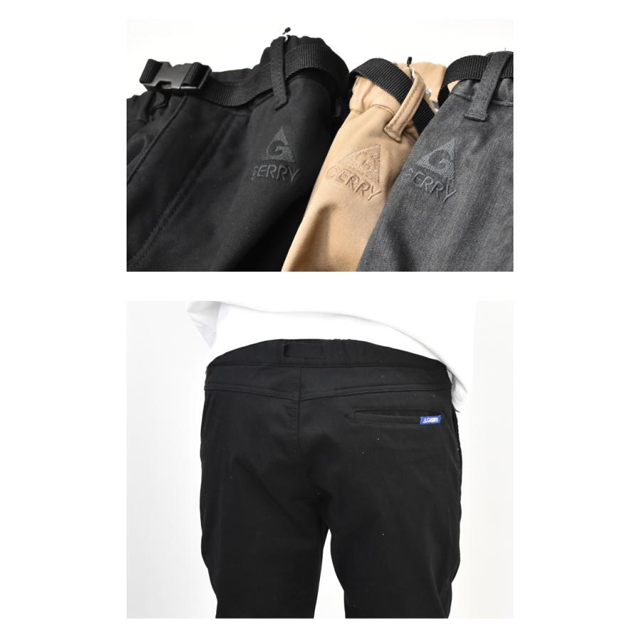 GERRY ジェリー 裏フリース ストレッチツイル クライミング スキニーパンツ アウトドア チノパンツ 秋冬 メンズ 暖かいパンツ キャンプ 7574 | EDWIN | 09