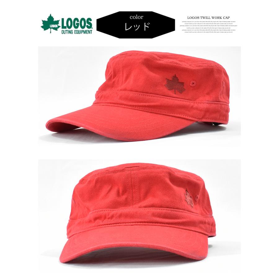 Logos ロゴス ロゴ刺繍 ワークキャップ 帽子 メンズ Ls6k3z 定番 ユニセックス キャップ ブランドロゴ 信頼 レディース