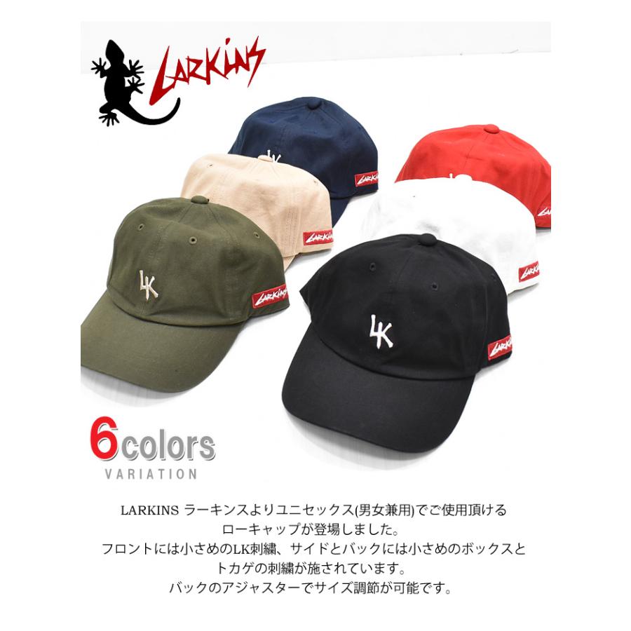 LRG LARKINS ラーキンス ロゴ刺繍 ローキャップ 帽子 メンズ