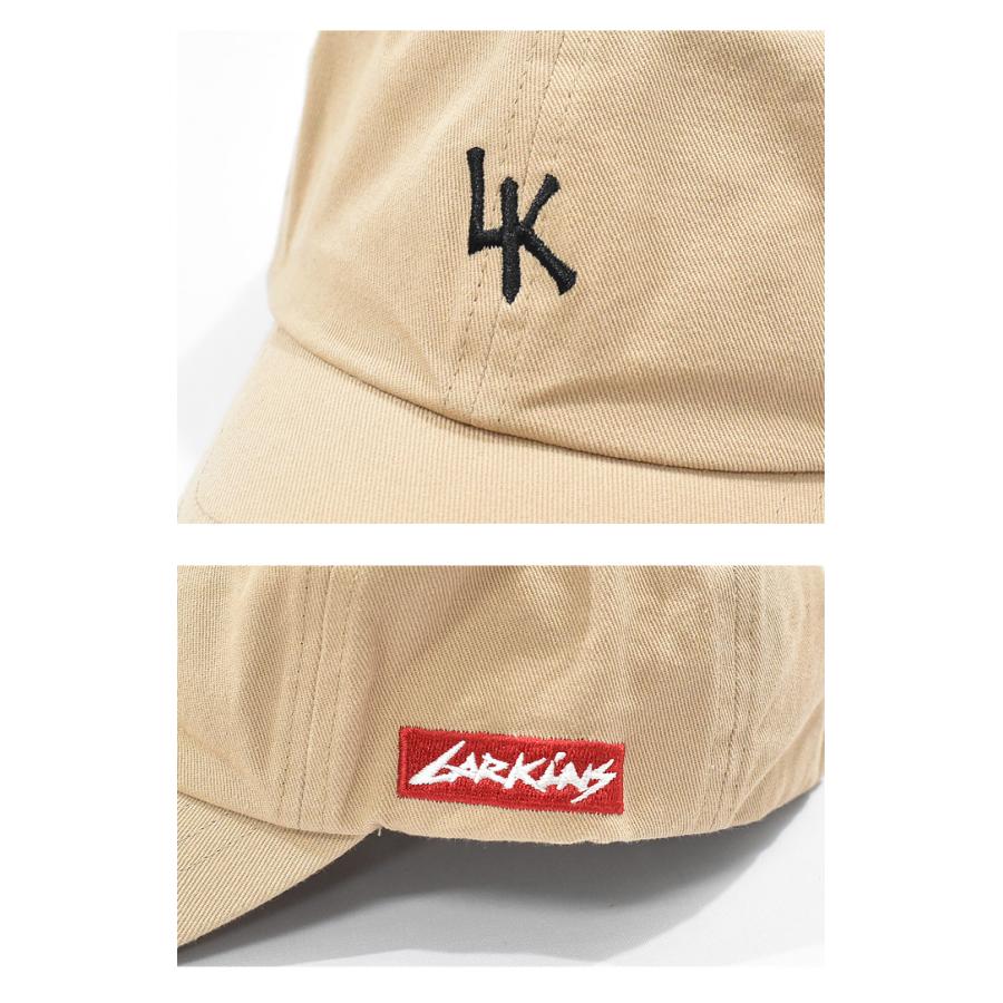 LARKINS ラーキンス ロゴ刺繍 ローキャップ 帽子 メンズ レディース ユニセックス キャップ ブランドロゴ ベースボールキャップ LKTM-109 | LRG | 14