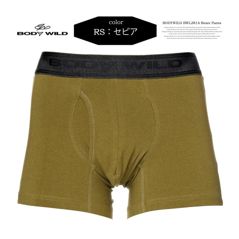 GUNZE グンゼ BODY WILD ボディワイルド ボクサーパンツ 前あき