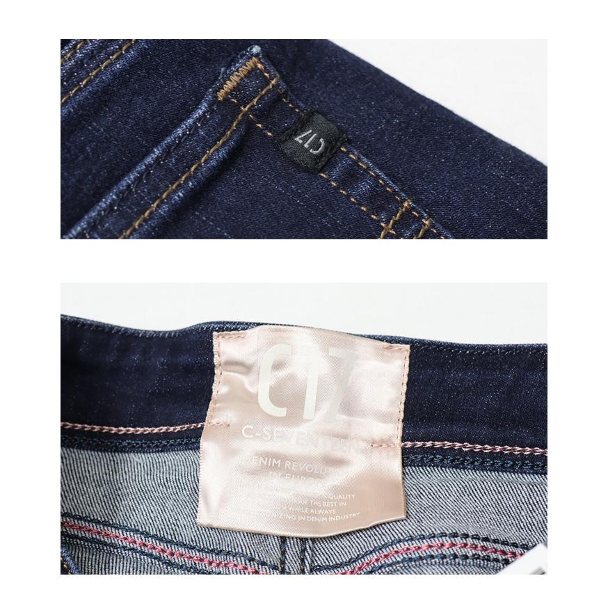 C17 C-SEVENTEEN CB245 ワイドバギー デニム ジーンズ ワイドパンツ ストレッチ シーセブンティーン 送料無料  レディース | C17 | 12