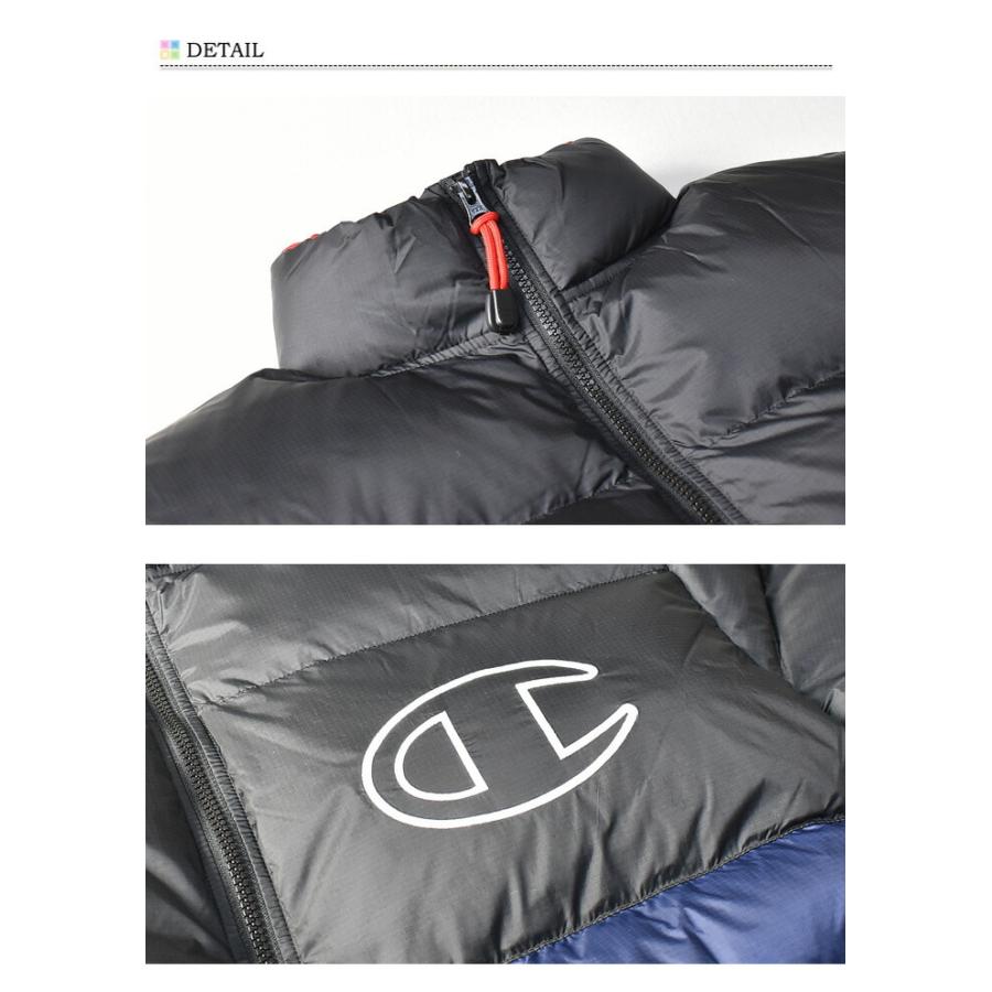 セール Champion チャンピオン 切り替え ダウンジャケット ビッグロゴ メンズ レディース ユニセックス アウター 暖かい 秋 冬 送料無料 C3-S607 | Champion | 09