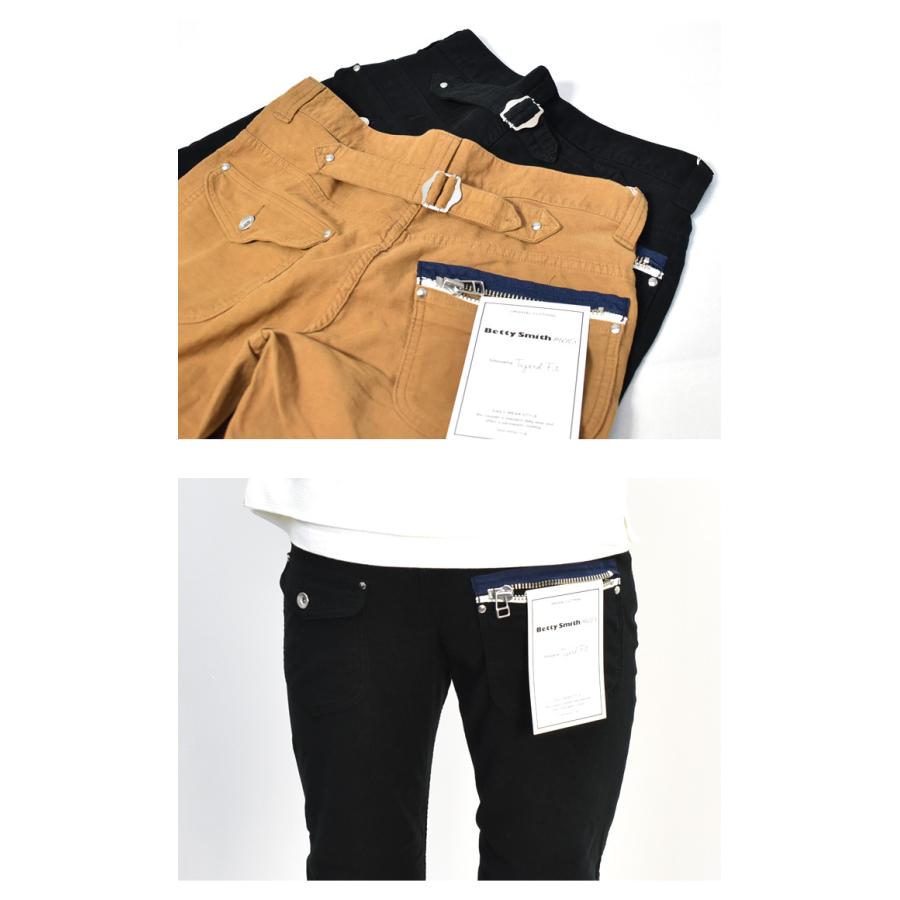 30％OFF セール Betty Smith メンズ フラップ ジップ スリムフィットパンツ ベティスミス ストレッチ素材 日本製 BAM-1023E | Betty Smith | 08