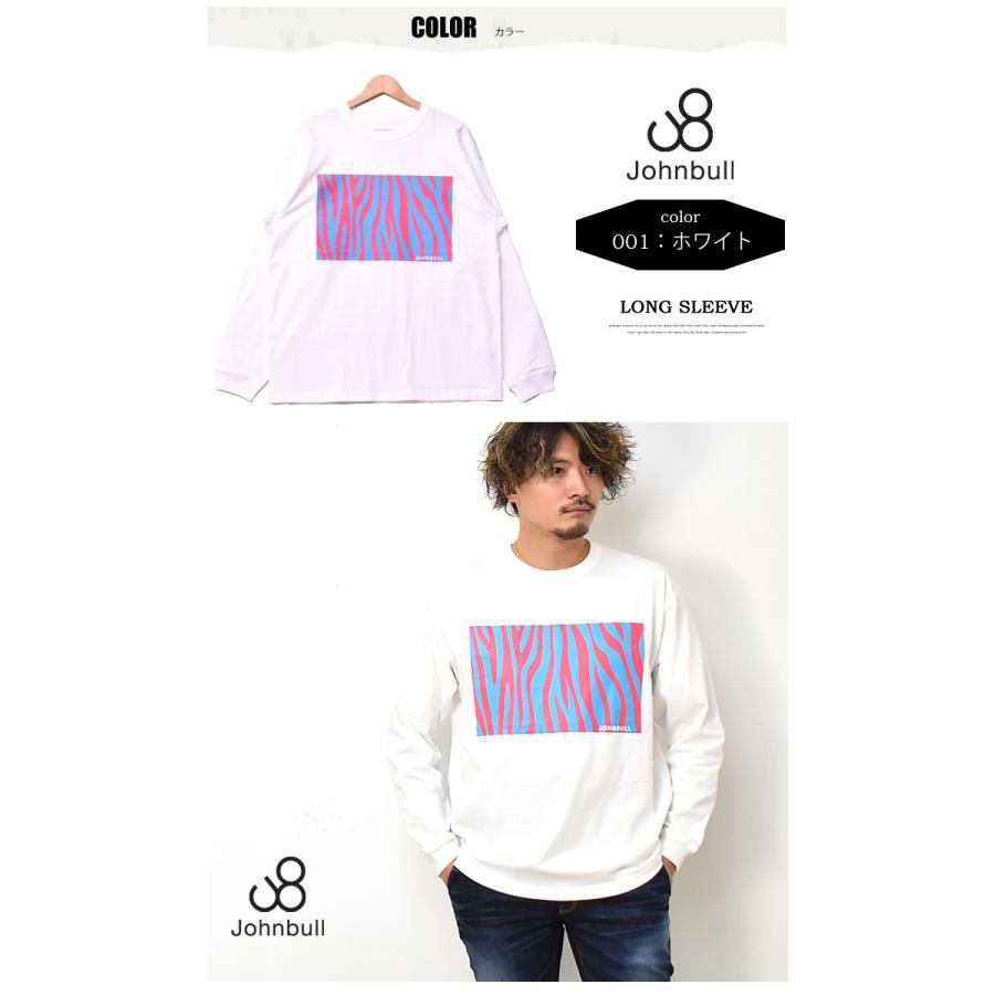 ジョンブル　ロンT Johnbull ジョンブル ロングスリーブ プリントティーゼブラ