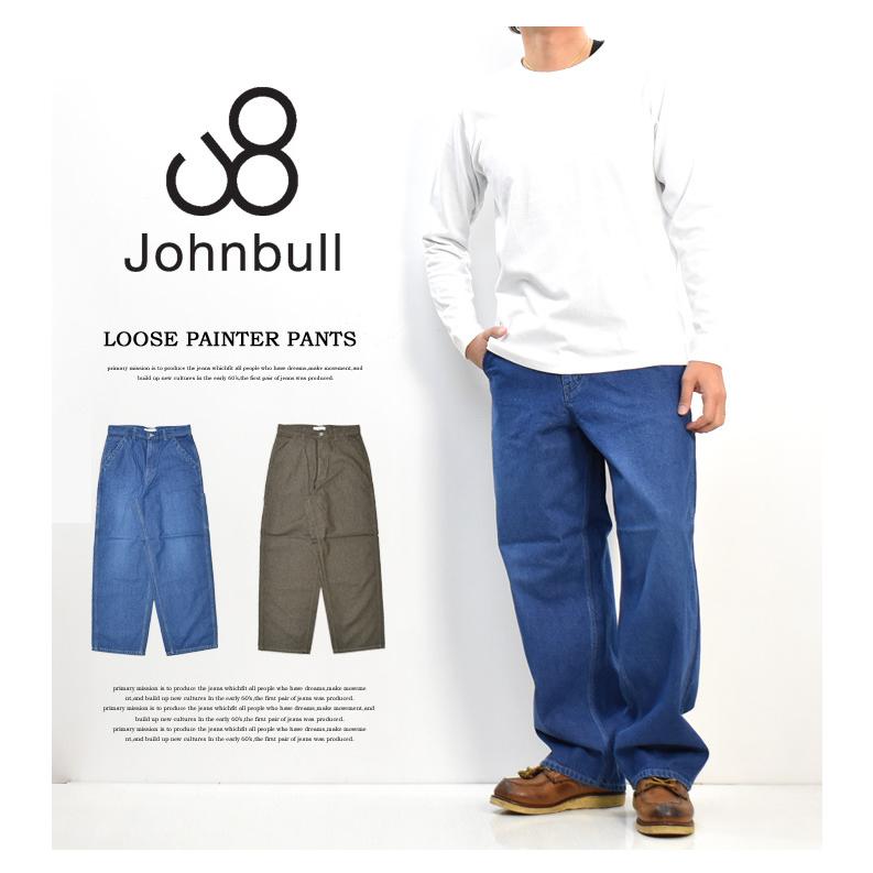 Johnbull ジョンブル ワイド ペインターパンツ 日本製 メンズ Johnbull ジョンブル ワイド ペインターパンツ 日本製 メンズ