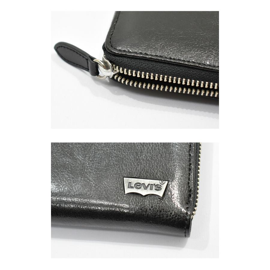 Levi's リーバイス 長財布 本革 ラウンドジップ レザー ウォレット ラウンドファスナー サイフ チャック 牛革 11128203 | Levi's | 04