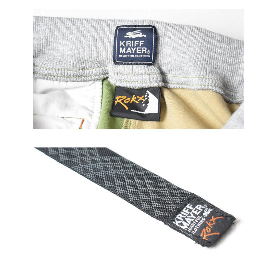 KRIFF MAYER クリフメイヤー ROKX ロックス コラボ クライミングパンツ ニットツイル ストレッチ MG WOOD PANTS テーパード メンズ 2034001 | KRIFF MAYER | 16
