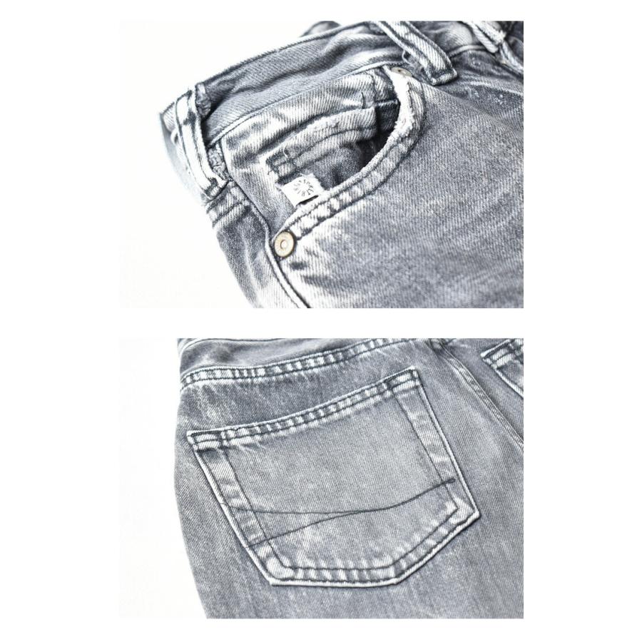 SOMETHING サムシング クロップドパンツ デニム ジーンズ カット SOMETHING サムシング クロップドパンツ デニム ジーンズ カット