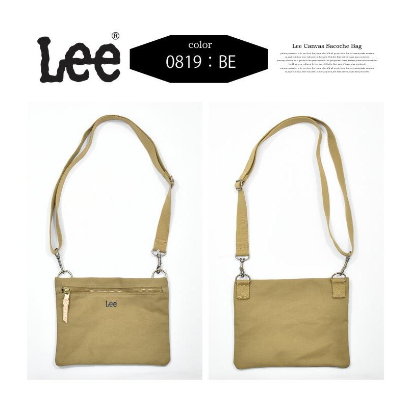 Lee リー キャンバス ポーチショルダー サコッシュ バッグ メンズ レディース ユニセックス QPER60 0425649 | Lee | 03