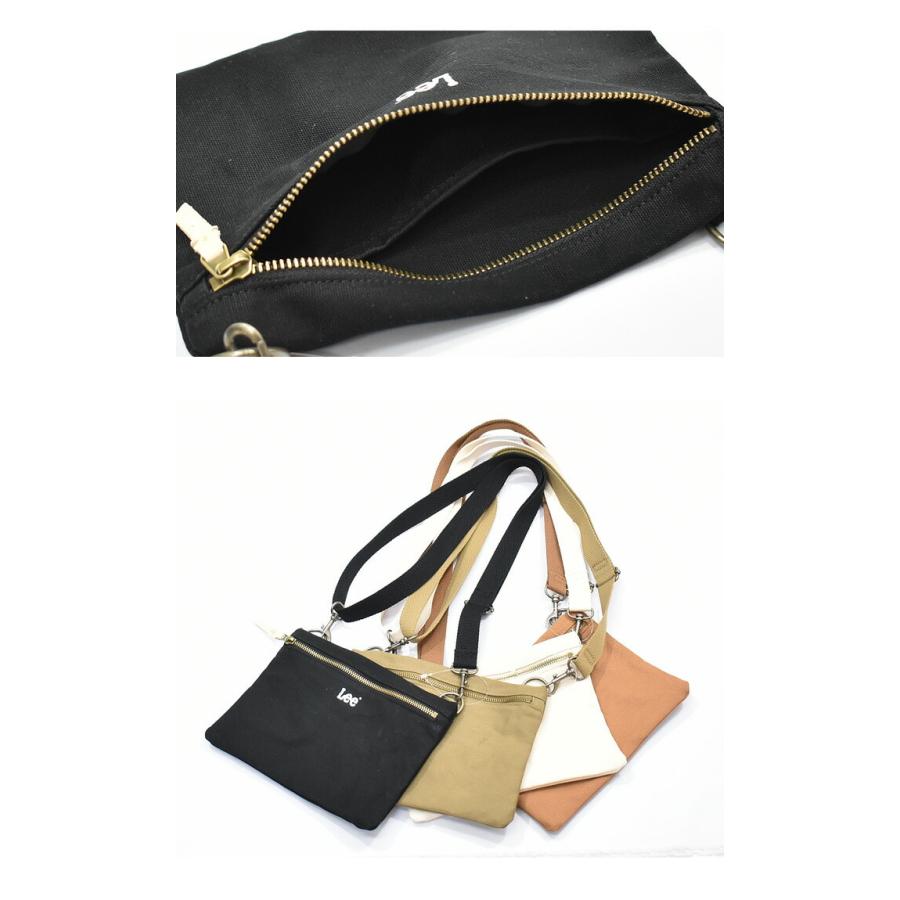 Lee リー キャンバス ポーチショルダー サコッシュ バッグ メンズ レディース ユニセックス QPER60 0425649 | Lee | 09