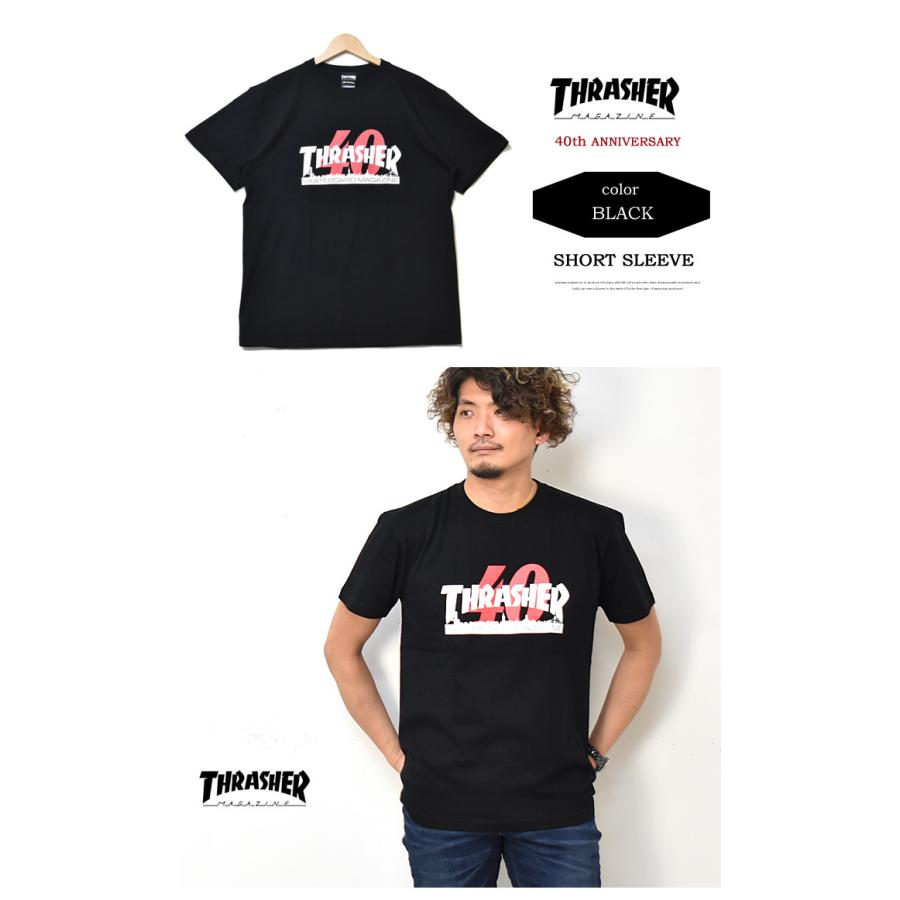 SALE セール THRASHER スラッシャー 40周年 ロゴプリント 半袖Tシャツ TH91297 | THRASHER | 09
