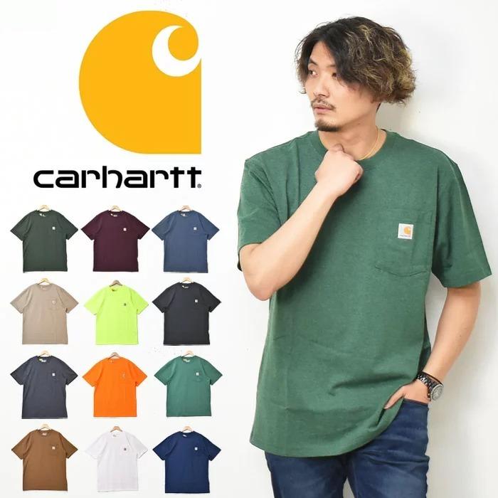 Carhartt カーハート 胸ポケット 半袖Tシャツ ワンポイント クルーネック 定番 K87 :11062:REX ONE - 通販 -  Yahoo!ショッピング