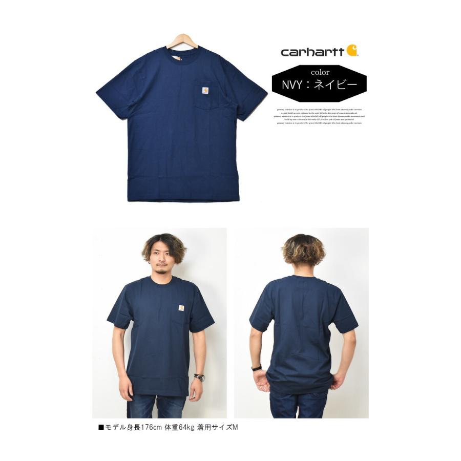 Carhartt（カーハート） 胸ポケット 半袖Tシャツ ワンポイント クルー