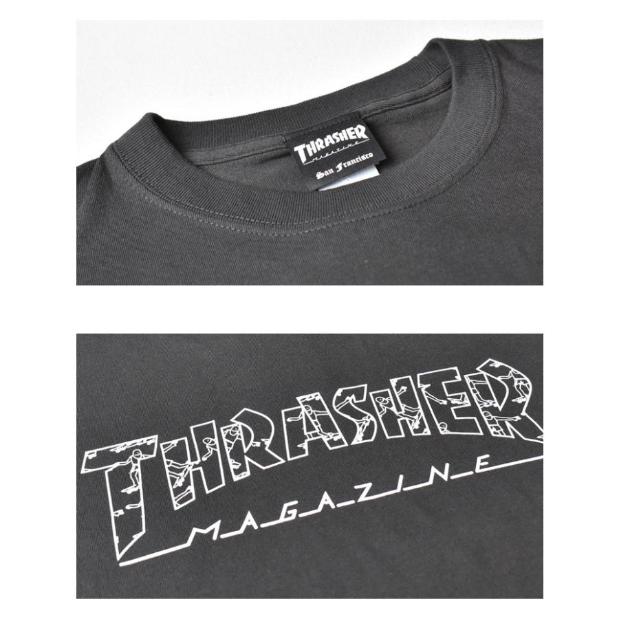 SALE セール THRASHER スラッシャー ロゴプリント 半袖 Tシャツ マークゴンザレス TH91309 | THRASHER | 11