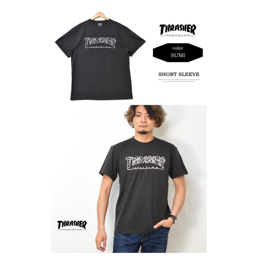 SALE セール THRASHER スラッシャー ロゴプリント 半袖 Tシャツ マークゴンザレス TH91309 | THRASHER | 07