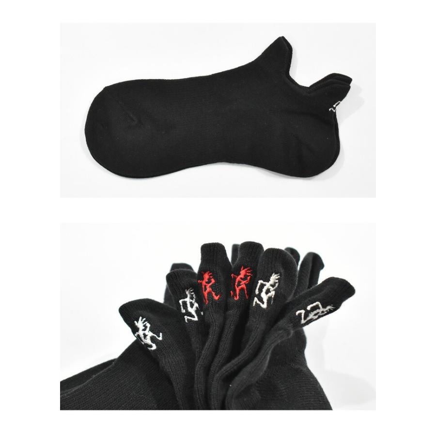 pepe ブラック　37 VSS GRAMICCI グラミチ 3P ソックス ベーシック クォーター 靴下 25