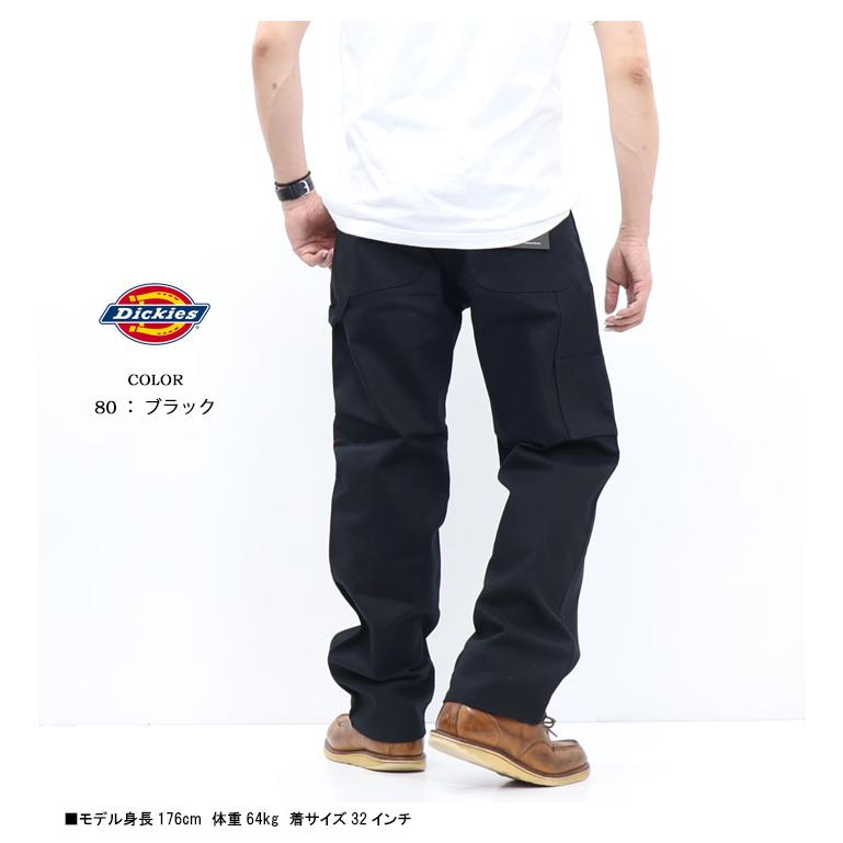 W32L30 Dickies ディッキーズ ブラック　ペインターパンツ　ダック Dickies 1939 ディッキーズペインターパンツ メンズ ダック